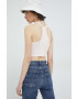 Tommy Jeans top femei culoarea roz - Pled.ro