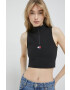 Tommy Jeans top femei culoarea negru - Pled.ro