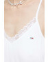 Tommy Jeans top femei culoarea alb - Pled.ro