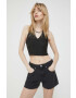 Tommy Jeans top femei culoarea negru - Pled.ro