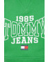 Tommy Jeans top femei culoarea verde - Pled.ro