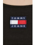 Tommy Jeans top femei culoarea negru - Pled.ro