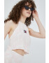 Tommy Jeans top femei culoarea roz - Pled.ro