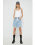 Tommy Jeans top femei culoarea alb - Pled.ro