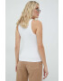 Tommy Jeans top femei culoarea alb - Pled.ro