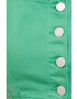 Tommy Jeans top din denim culoarea verde - Pled.ro