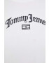 Tommy Jeans tricou femei culoarea alb - Pled.ro