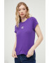 Tommy Jeans tricou femei culoarea violet - Pled.ro