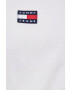 Tommy Jeans tricou din bumbac culoarea alb - Pled.ro