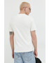 Tommy Jeans tricou din bumbac culoarea alb cu imprimeu - Pled.ro