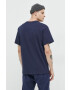 Tommy Jeans tricou din bumbac culoarea albastru marin cu imprimeu - Pled.ro