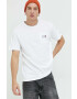 Tommy Jeans tricou din bumbac culoarea alb cu imprimeu - Pled.ro