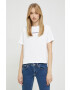 Tommy Jeans tricou din bumbac culoarea alb - Pled.ro