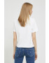 Tommy Jeans tricou din bumbac culoarea alb - Pled.ro