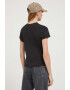 Tommy Jeans tricou din bumbac culoarea negru - Pled.ro