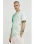 Tommy Jeans tricou din bumbac culoarea verde cu imprimeu - Pled.ro