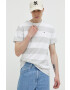 Tommy Jeans tricou din bumbac culoarea alb cu imprimeu - Pled.ro