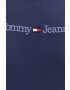 Tommy Jeans tricou din bumbac culoarea albastru marin modelator - Pled.ro