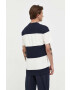 Tommy Jeans tricou din bumbac culoarea albastru marin cu imprimeu - Pled.ro