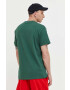 Tommy Jeans tricou din bumbac culoarea verde cu imprimeu - Pled.ro