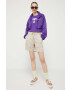 Tommy Jeans tricou din bumbac culoarea violet - Pled.ro