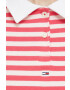 Tommy Jeans tricou polo femei culoarea roz - Pled.ro