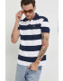 Tommy Jeans tricou polo barbati culoarea albastru marin modelator - Pled.ro