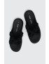 Toms papuci Alpargata Mallow Crossover femei culoarea negru cu platforma 10019725 - Pled.ro