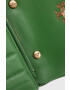 Tory Burch poseta de piele culoarea verde - Pled.ro