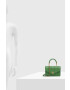 Tory Burch poseta de piele culoarea verde - Pled.ro