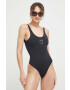 Trussardi costum de baie dintr-o bucată culoarea negru cupa moale - Pled.ro