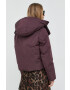 Trussardi geaca femei culoarea bordo de iarna oversize - Pled.ro