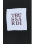 Trussardi hanorac de bumbac femei culoarea negru cu imprimeu - Pled.ro