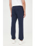 Trussardi pantaloni de bumbac barbati culoarea albastru marin neted - Pled.ro