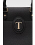 Trussardi poseta culoarea negru - Pled.ro