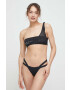 Trussardi sutien de baie culoarea negru - Pled.ro