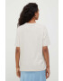 Trussardi tricou din bumbac culoarea bej - Pled.ro