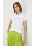 Trussardi tricou din bumbac culoarea alb - Pled.ro