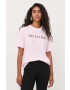 Trussardi tricou din bumbac culoarea roz - Pled.ro