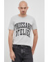 Trussardi tricou din bumbac culoarea gri cu imprimeu - Pled.ro