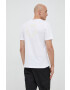 Trussardi tricou din bumbac culoarea alb neted - Pled.ro