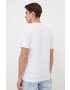 Trussardi tricou din bumbac culoarea alb cu imprimeu - Pled.ro