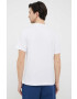 Trussardi tricou din bumbac culoarea alb cu imprimeu - Pled.ro