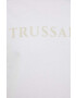 Trussardi tricou din bumbac culoarea alb cu imprimeu - Pled.ro