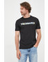 Trussardi tricou din bumbac culoarea bej neted - Pled.ro