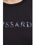 Trussardi tricou din bumbac culoarea negru - Pled.ro