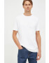 Trussardi tricou din bumbac culoarea alb - Pled.ro