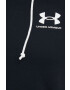 Under Armour bluza 1370401 barbati culoarea negru cu imprimeu - Pled.ro