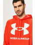 Under Armour bluza barbati culoarea albastru marin cu glugă cu imprimeu - Pled.ro