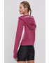 Under Armour bluza barbati culoarea gri cu glugă cu imprimeu - Pled.ro